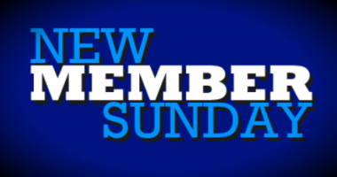 New Member Sunday