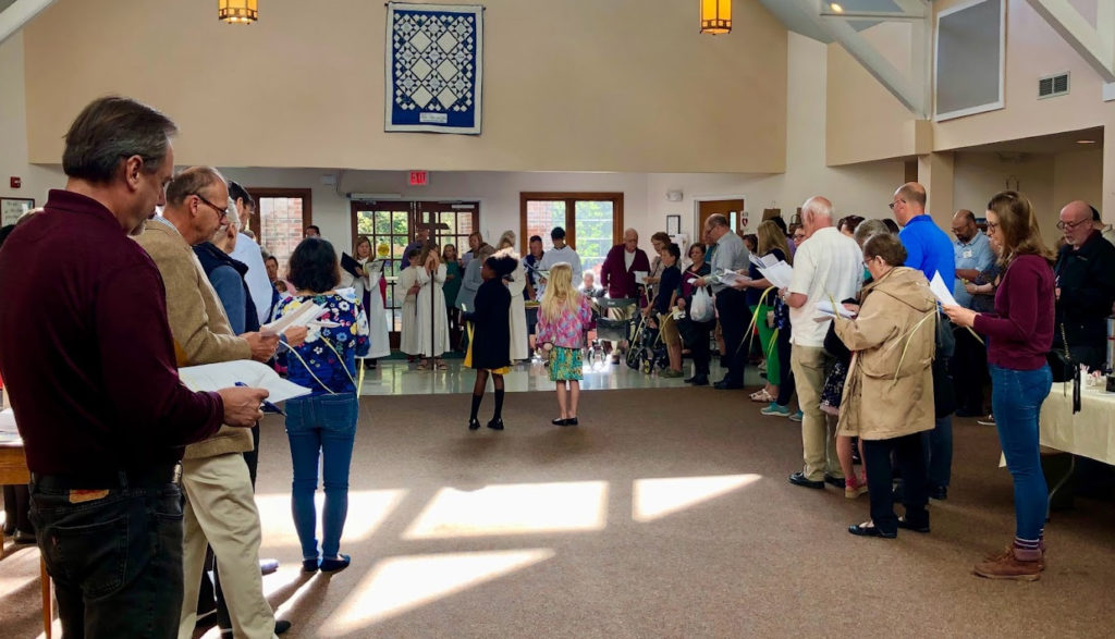 Palm Sunday procession photo