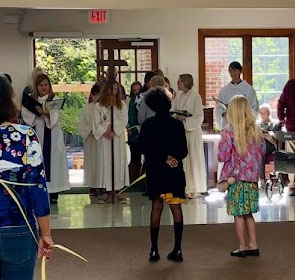 Palm Sunday procession photo